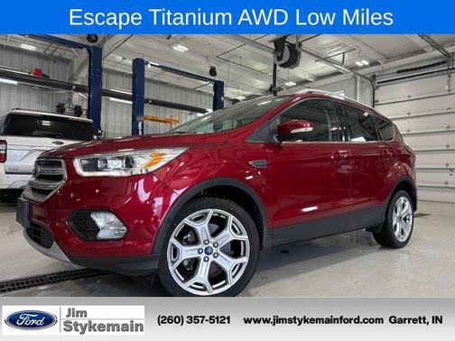 Ruby Red Metallic 2019 Ford Escape Titanium