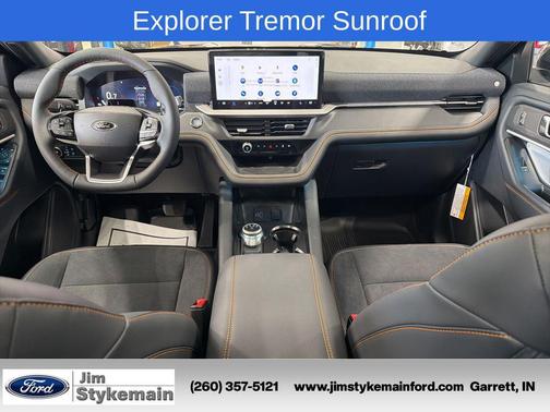 Agate Black Metallic 2026 Ford Explorer Tremor