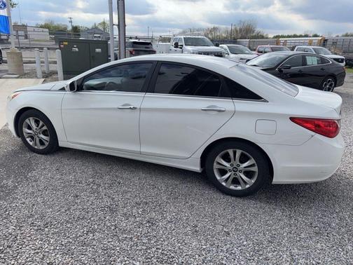 Pearl White 2011 Hyundai SONATA Limited