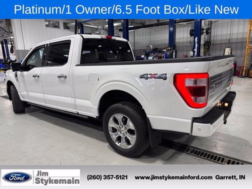 Star White Metallic Tri-Coat 2023 Ford F-150 Platinum