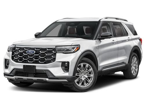 Space White Metallic 2026 Ford Explorer Platinum