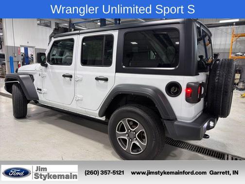 Bright White Clearcoat 2021 Jeep Wrangler Unlimited Sport