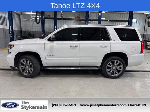 Summit White 2015 Chevrolet Tahoe LTZ