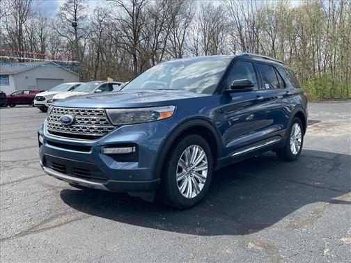 Blue 2020 Ford Explorer Limited
