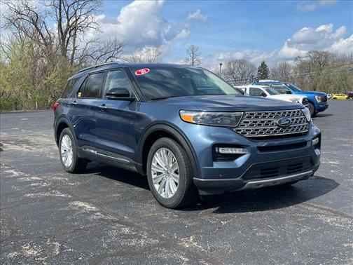 Blue 2020 Ford Explorer Limited