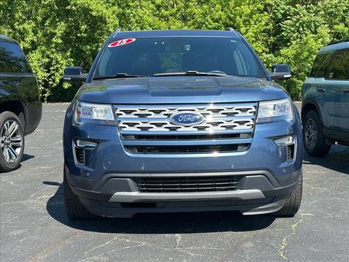 Blue Metallic 2018 Ford Explorer XLT