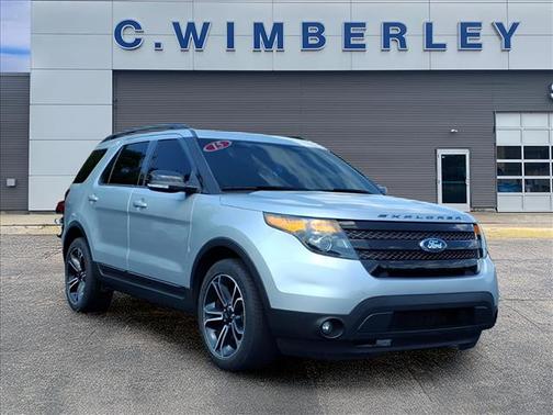 Silver 2015 Ford Explorer Sport