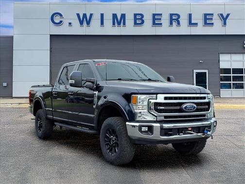 Antimatter Blue Metallic 2022 Ford F-350 Lariat Super Duty