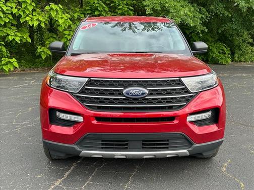 Red 2024 Ford Explorer XLT