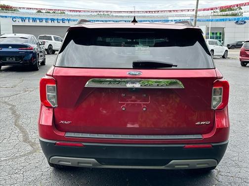 Red 2024 Ford Explorer XLT