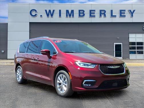 Burgundy 2021 Chrysler Pacifica Touring-L