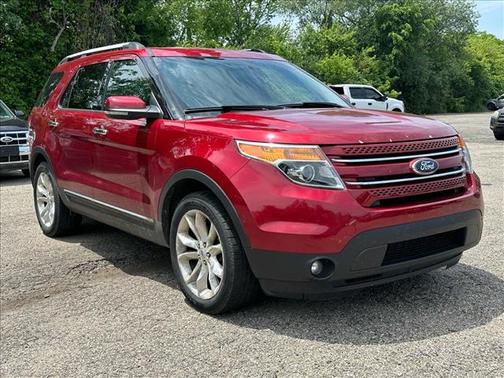 Red 2013 Ford Explorer Limited