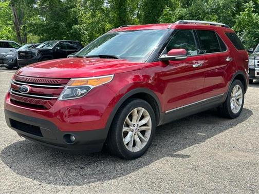 Red 2013 Ford Explorer Limited