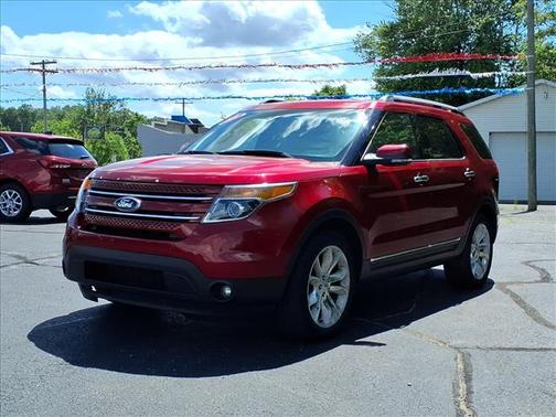 Red 2013 Ford Explorer Limited
