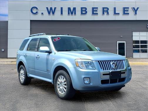 Blue 2008 Mercury Mariner Premier