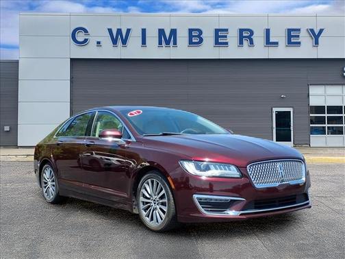 Burgundy Velvet Tinted Clearcoat 2017 Lincoln MKZ Hybrid Select