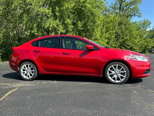 Red 2013 Dodge Dart SXT