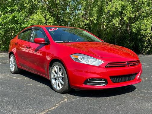 Red 2013 Dodge Dart SXT