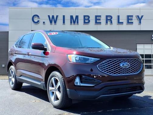 Burgundy Velvet Metallic Tinted Clearcoat 2023 Ford Edge SEL
