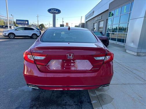 Red 2019 Honda Accord Sport