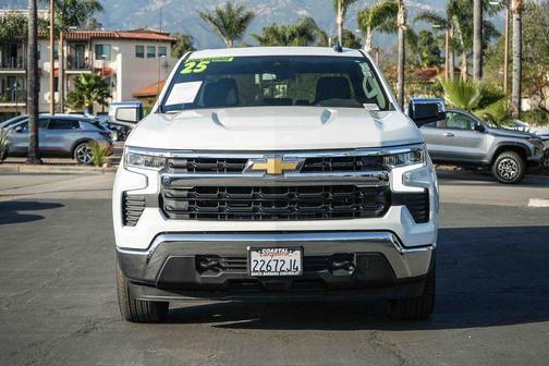 Summit White 2025 Chevrolet Silverado 1500 LT
