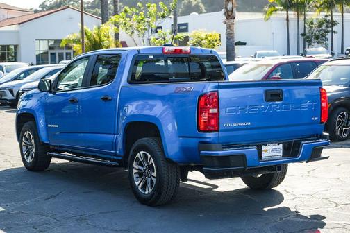 Bright Blue Metallic 2022 Chevrolet Colorado Z71
