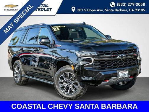 Black 2021 Chevrolet Tahoe 4WD Z71
