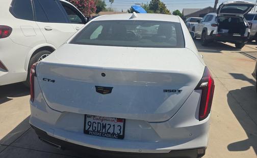 Summit White 2023 Cadillac CT4 Luxury