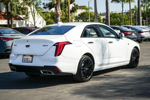 Summit White 2023 Cadillac CT4 Luxury