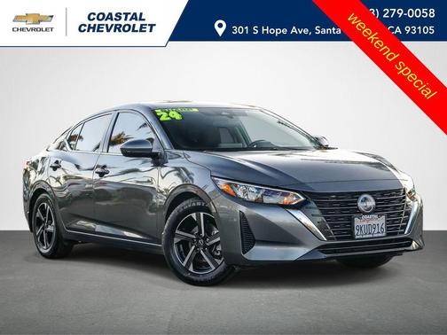 Gun Metallic 2024 Nissan Sentra SV