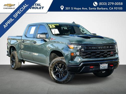 Cypress Gray 2025 Chevrolet Silverado 1500 Custom Trail Boss