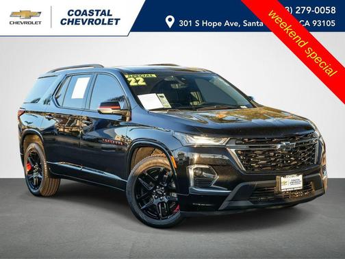 Mosaic Black Metallic 2022 Chevrolet Traverse Premier