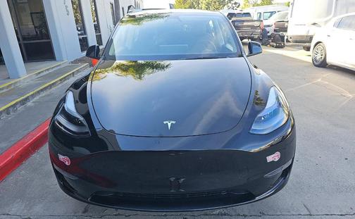 Solid Black 2024 Tesla Model Y Long Range Single Motor Rear-Wheel Drive
