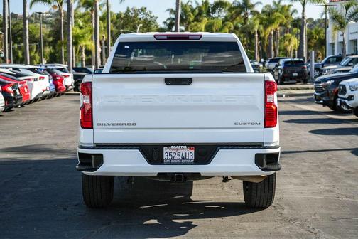 Summit White 2023 Chevrolet Silverado 1500 Custom