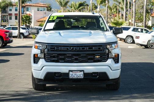 Summit White 2023 Chevrolet Silverado 1500 Custom