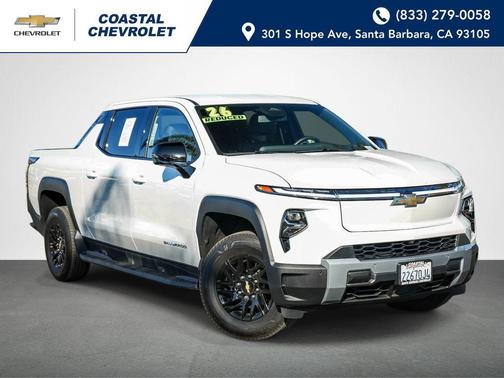Summit White 2026 Chevrolet Silverado EV LT