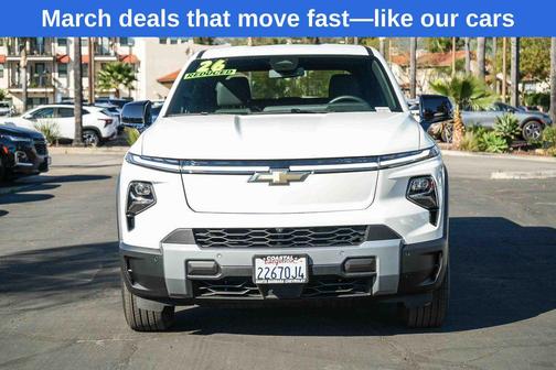 Summit White 2026 Chevrolet Silverado EV LT