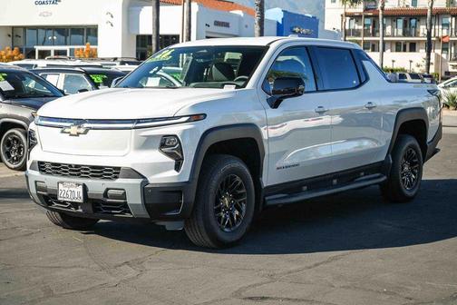 Summit White 2026 Chevrolet Silverado EV LT