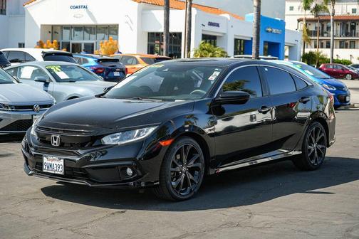 Crystal Black Pearl 2021 Honda Civic Sport