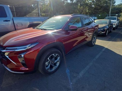 Crimson Metallic 2024 Chevrolet Trax LT