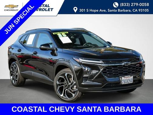 Mosaic Black Metallic 2025 Chevrolet Trax FWD 2RS