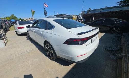 Platinum White Pearl 2025 Honda Accord Hybrid Sport