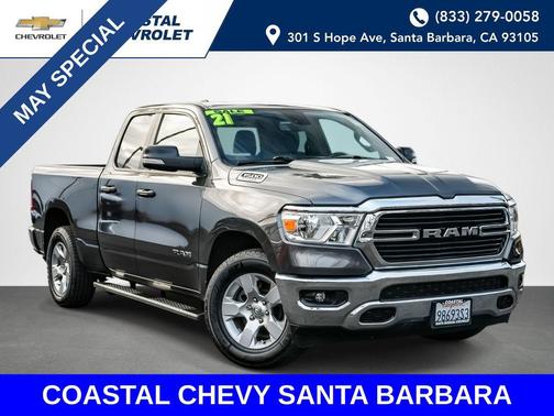 Granite Crystal Metallic Clearcoat 2021 RAM 1500 Big Horn/Lone Star