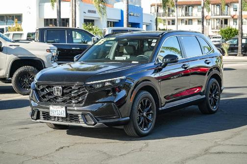 Crystal Black Pearl 2025 Honda CR-V Hybrid Sport AWD