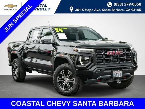Onyx Black 2024 GMC Canyon AT4