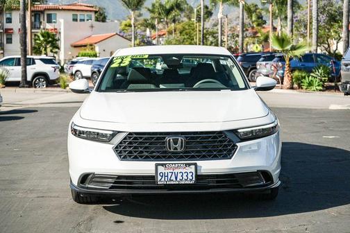 Platinum White Pearl 2023 Honda Accord LX 1.5T