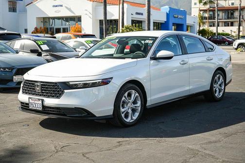 Platinum White Pearl 2023 Honda Accord LX 1.5T