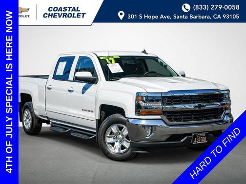 Summit White 2017 Chevrolet Silverado 1500 1LT