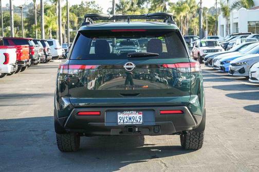 Obsidian Green Pearl 2025 Nissan Pathfinder Rock Creek 4WD