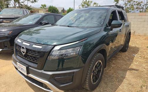 Obsidian Green Pearl 2025 Nissan Pathfinder Rock Creek 4WD